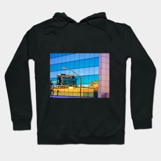 Mirrored Reflections of Distorted Buildings. Hoodie